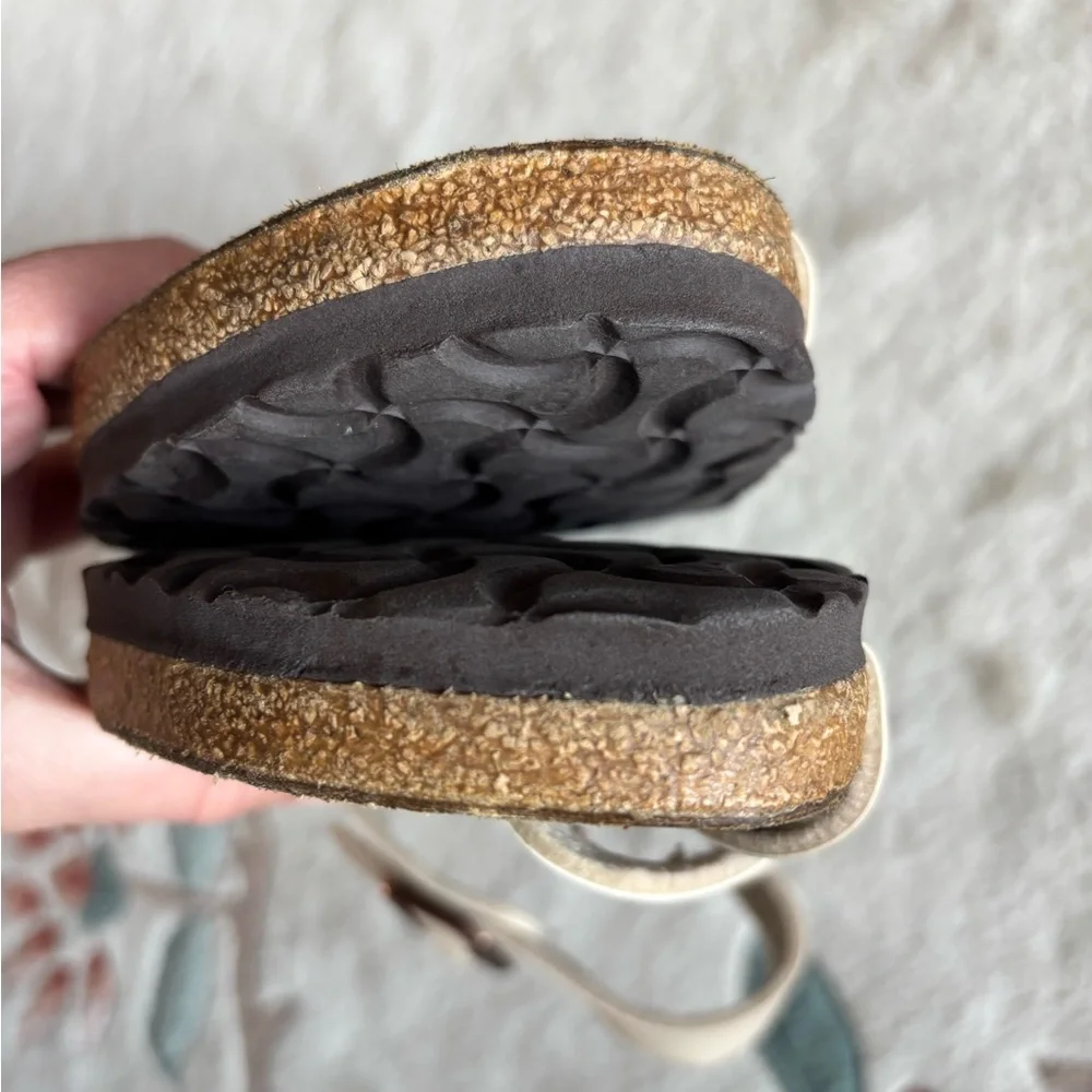 BIRKENSTOCK Mayari Birko-Flor Sandals Antique Lace Pearl 41 - Picture 10 of 14